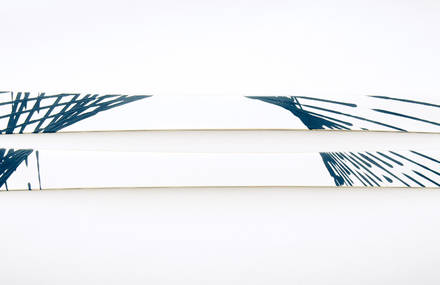 HANDCRAFTED SKI EXPERIENCE :DES SKIS ECOLOGIQUES – OEUVRE D’ART