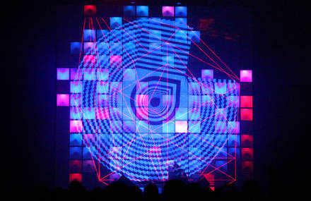 Iregular creates a high/low res scenography for Mutek MX 2013