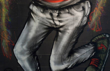 Graffiti / Street Art Meets Wine – David Choe Paints Wine Labels for myFINBEC