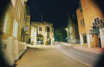 Night in winchester.