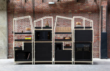 Double Faced Shelving by Daphna Laurens
