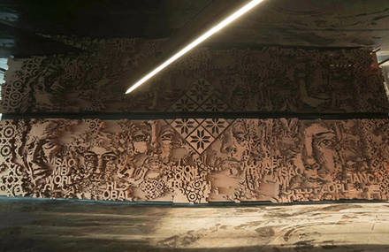 Vhils // Cork // Contraste