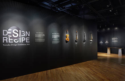 YAMAHA Design Exhibition « DESIGN RECIPE » at AXIS gallery