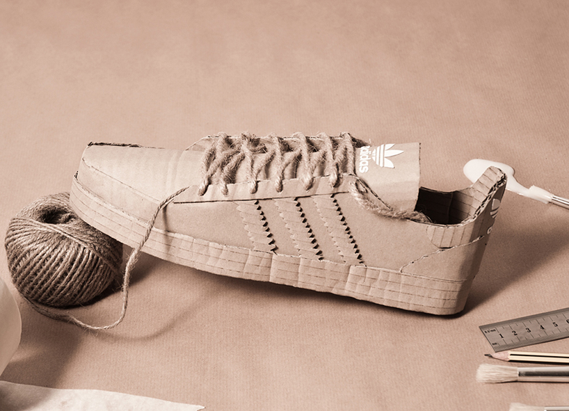 Adidas Originals with Cardboard