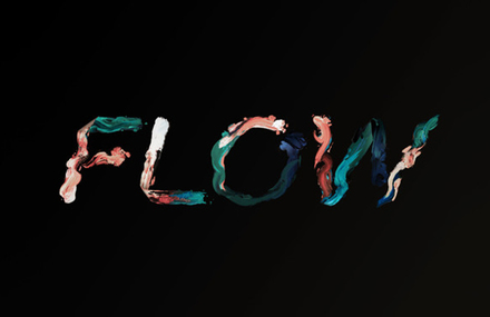 Flow Typographic Illustration