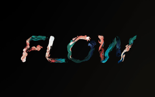 Flow Typographic Illustration8