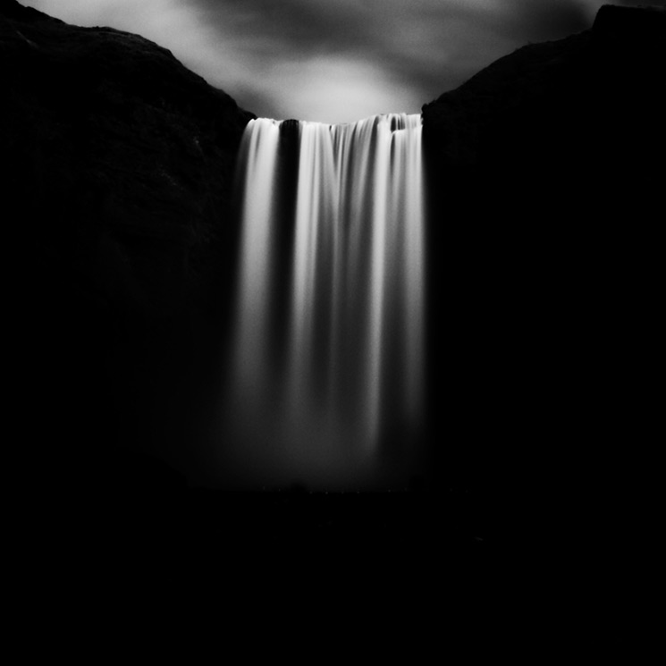 Stark Black and White Photographs of Waterfalls2