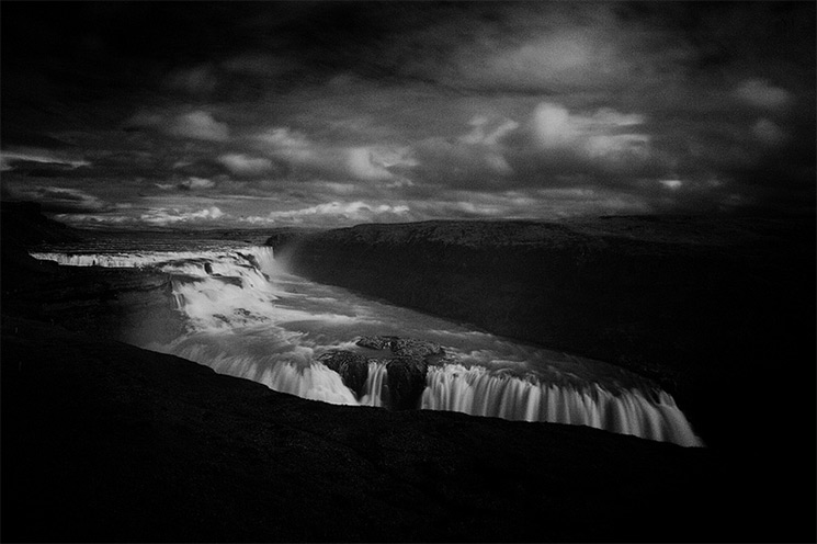 Stark Black and White Photographs of Waterfalls6