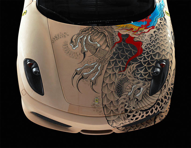 Tattooed Ferrari-4