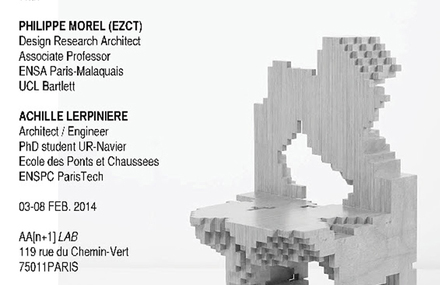 Composite chair workshop at AA[n+1] lab // 03-08 FEB. 2014