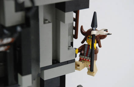 Lego « Indians vs Blue Coats » skateboard