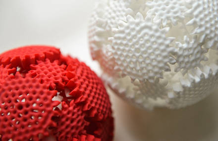 Incredible spherical gear system alludes to the benefits of 3D printing