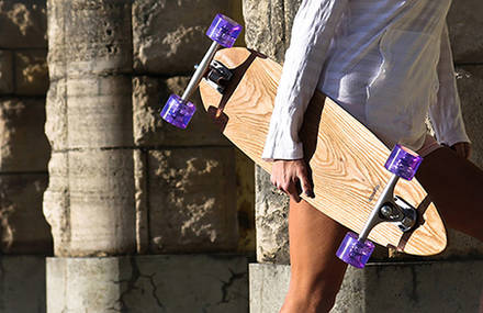 Handmade solid wood 70′s surf style longboards and skateboards from Nudie Boards