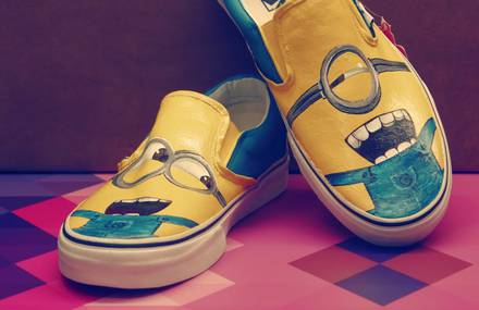 Hand Painted Canvas Shoes