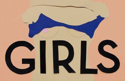 Papercut illustrations for GIRLS