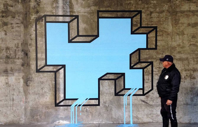 3D Street Art by Aakash Nihalani