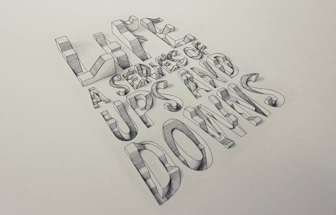 3D Typography by Lex Wilson