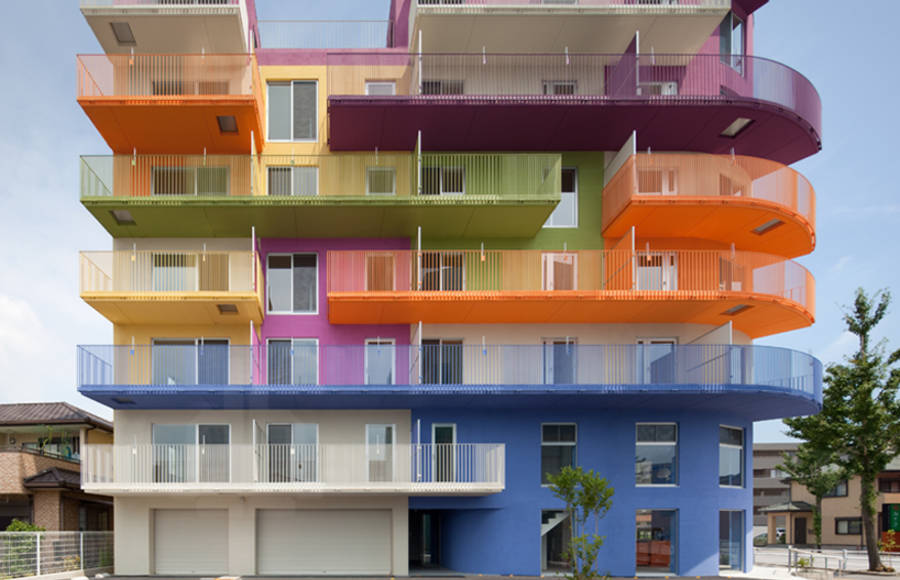 Colored Building by Ciel Rouge
