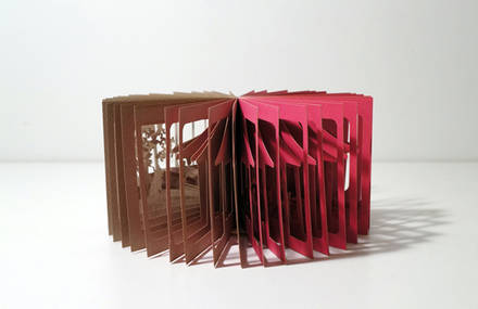 Cut Paper Books by Yusuke Oono