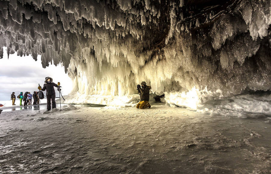 Frozen Photography in Lake Superior