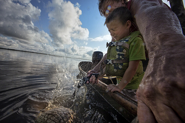 Alligator hunters of Louisiana