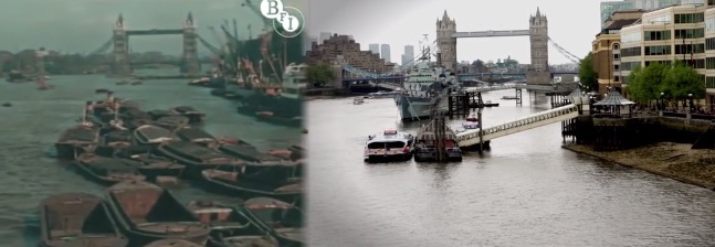 London in 1927 and 2013