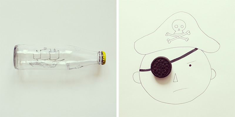Objects Turned into Illustrations by Javier Perez 18