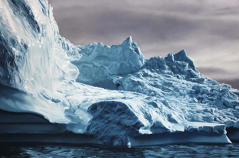 Pastel Icebergs by Zaria Forman-4