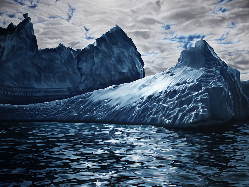 Pastel Icebergs by Zaria Forman-6