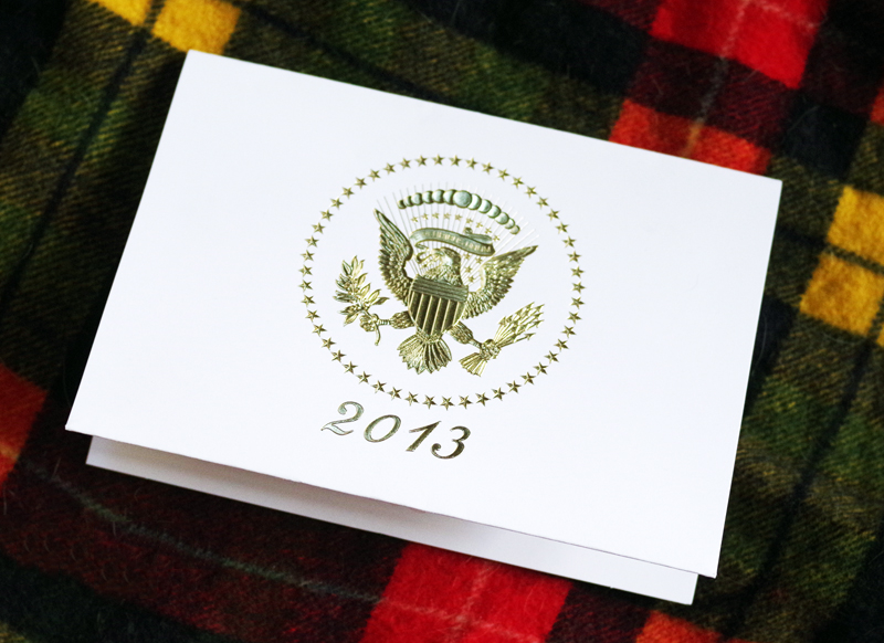 Pop Up Christmas Card from White House2