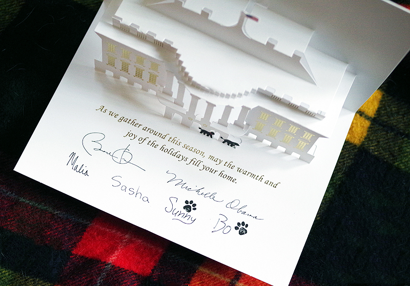 Pop Up Christmas Card from White House3