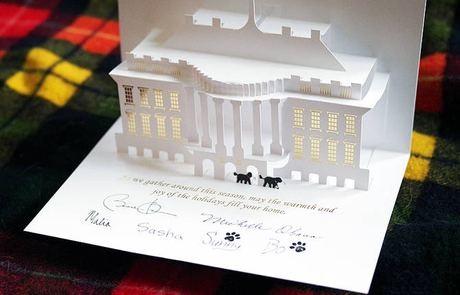 Pop Up Christmas Card from White House