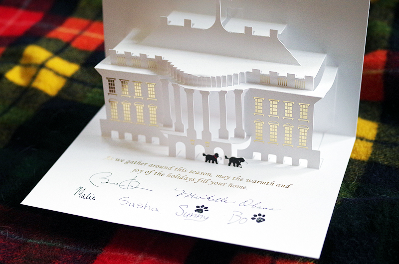 Pop Up Christmas Card from White House5