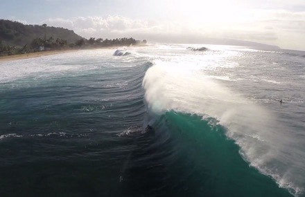 Surf Session with GoPro from the Air