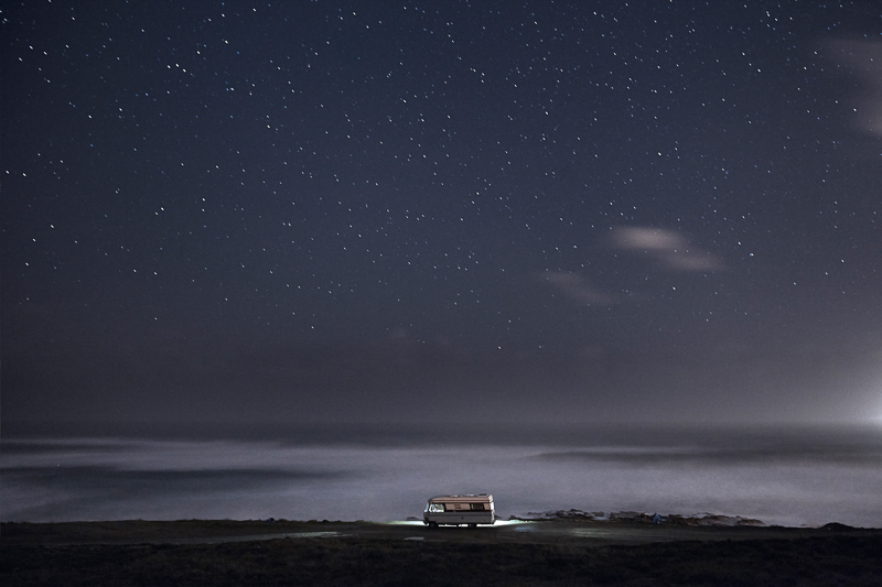 Van in the sea 1