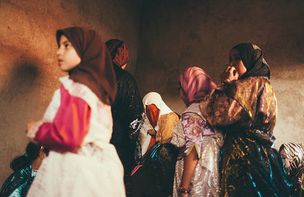 Berber People in the Atlas Mountains