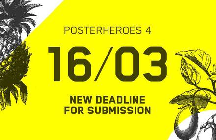 Still one month to participate in Posterheroes 4