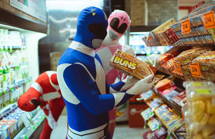 Just another day in a Power Ranger’s life…