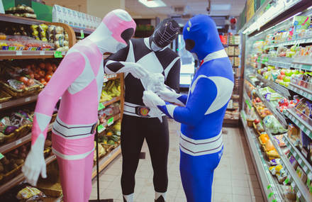 Just another day in a Power Ranger’s life…