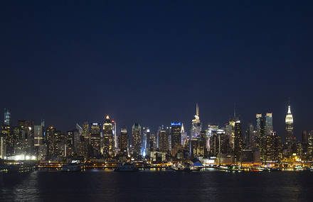 Walking through New York City