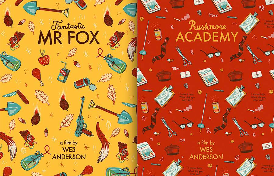 Revisited Wes Anderson’s Movie Posters