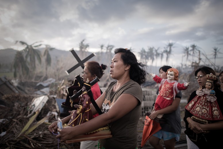 2 Typhoon Survivors by Philippe Lopez