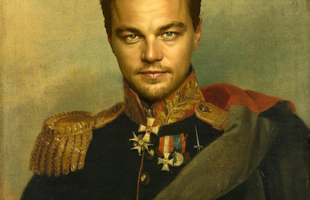 Celebrities as Neoclassical Paintings