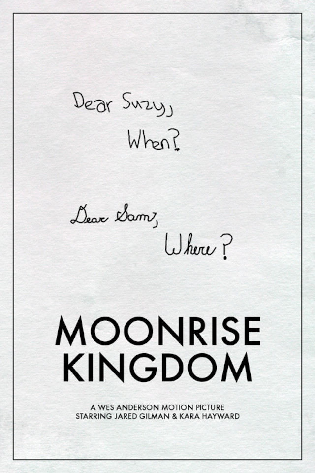 7 Moonrise Kingdom by Authorial Minimalist Posters.tumblr