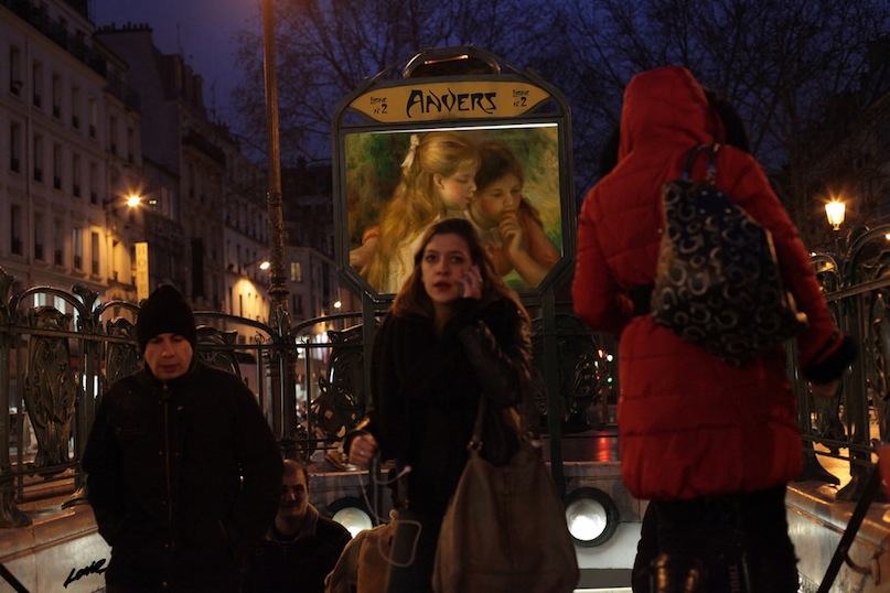 Artist Replaces Billboard Ads with Classic Art in Paris-12