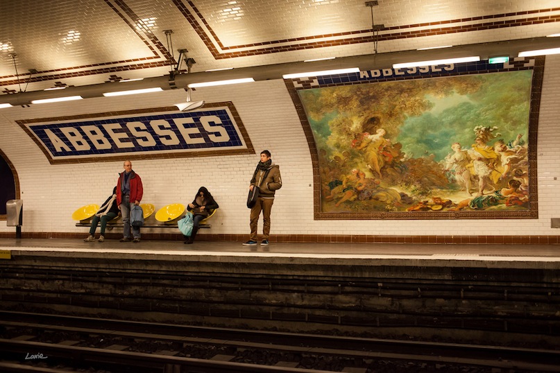 Artist Replaces Billboard Ads with Classic Art in Paris-13