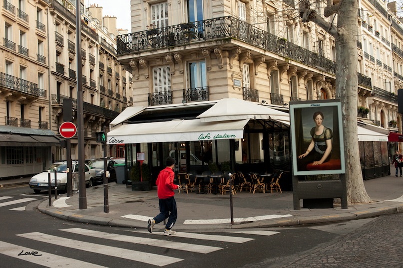 Artist Replaces Billboard Ads with Classic Art in Paris-14