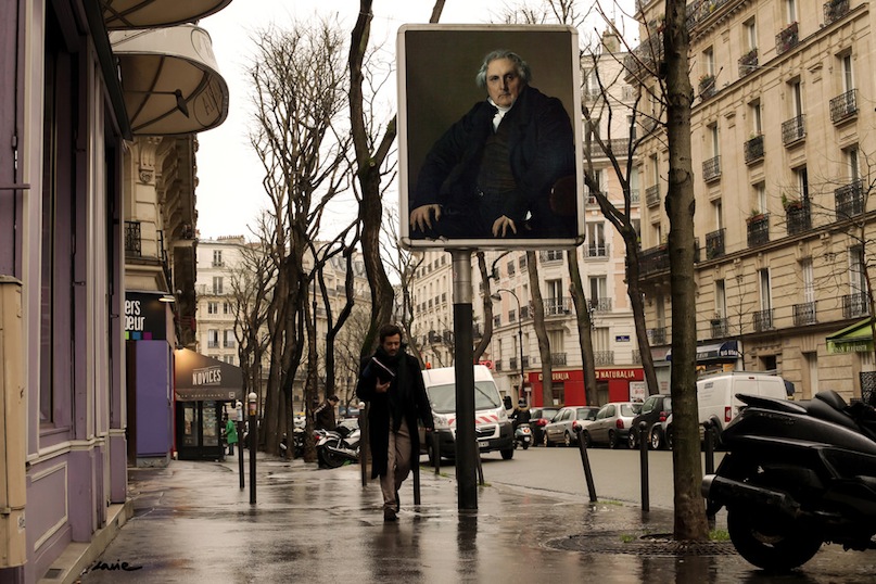 Artist Replaces Billboard Ads with Classic Art in Paris-16