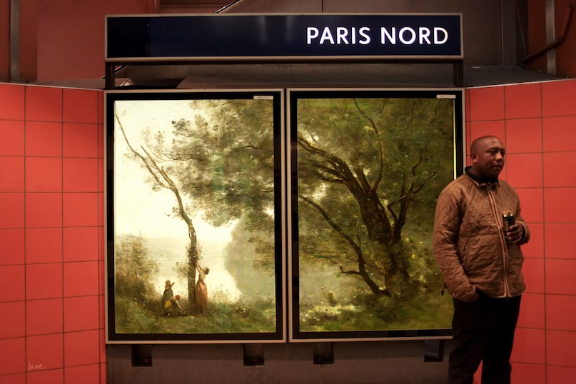 Artist Replaces Billboard Ads with Classic Art in Paris-19