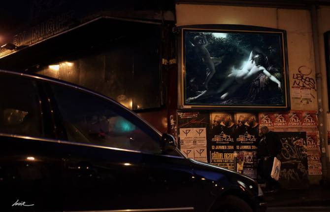 Artist Replaces Billboard with Art in Paris